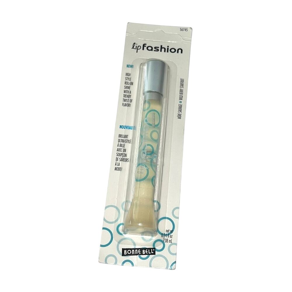 Vintage Bonne Bell Lip Smacker Lip Fashion Roll On Gloss Wild Berry Starfruit